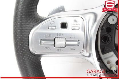 18-24 Mercedes X253 GLC300 Front Left Side Steering Wheel w/ Switch Button OEM