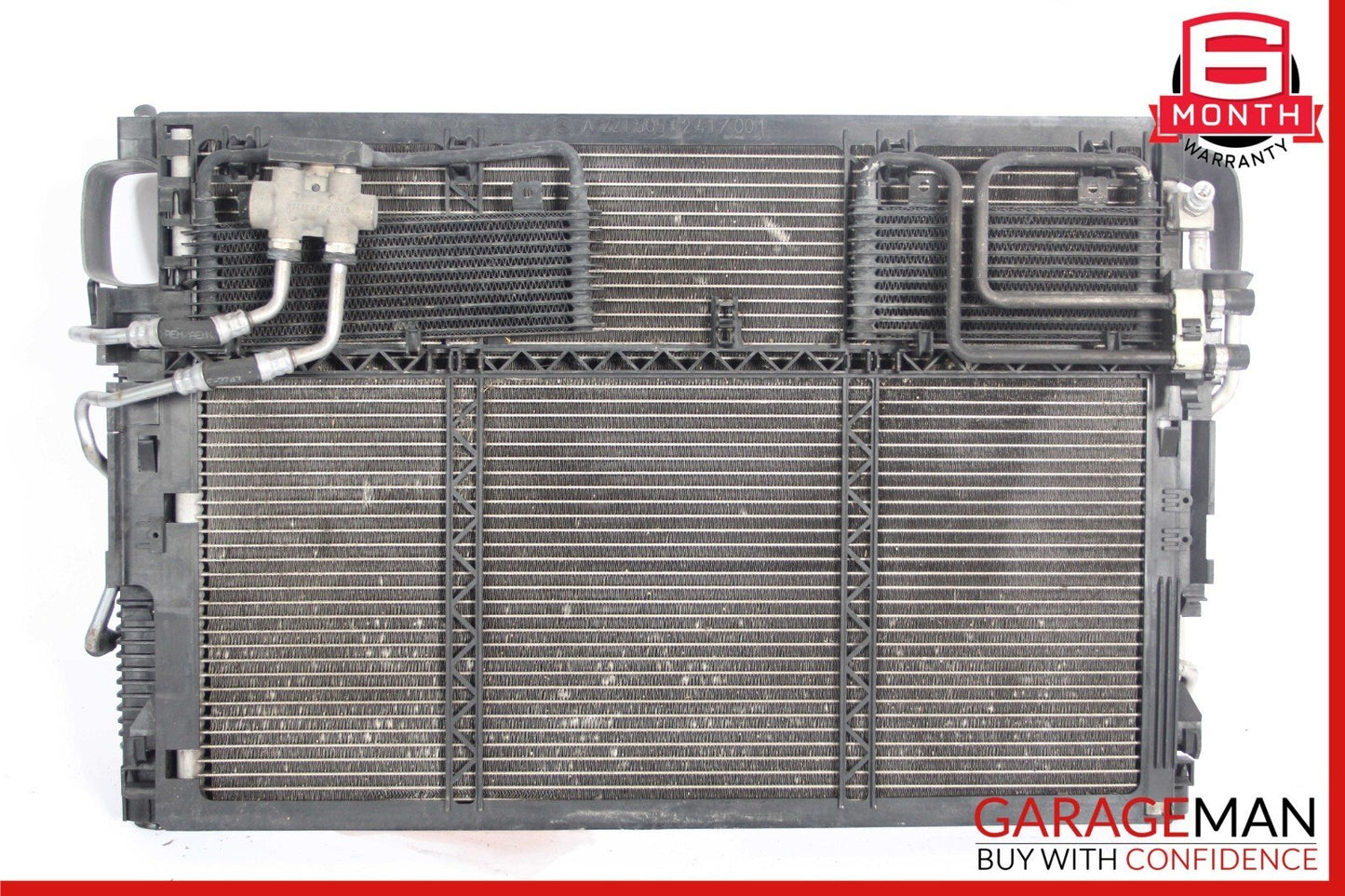 07-09 Mercedes W221 S550 CL550 S450 Engine Radiator A/C Cooling Condenser Assy