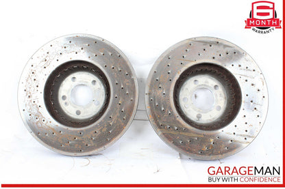 18-20 Mercedes X253 GLC350e Front Left and Right Side Brake Disc Rotor Set of 2