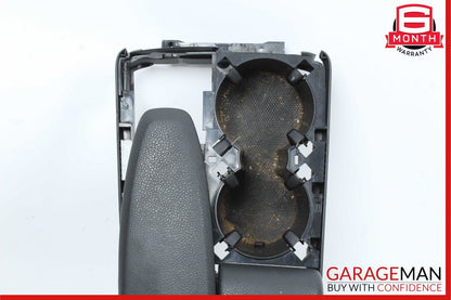 08-14 Mercedes W204 C63 AMG Center Console Armrest Cup Holder Assembly Black OEM