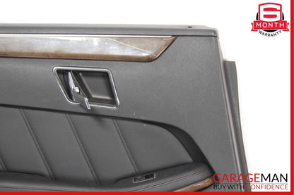 10-13 Mercedes W212 E350 E550 Rear Left Side Interior Door Panel Cover Assy