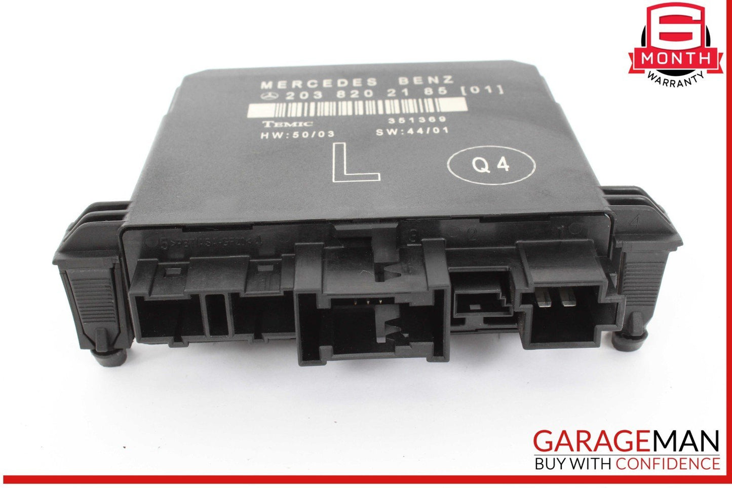 01-07 Mercedes W203 C230 C350 Rear Left Side Door Control Module 2038202185 OEM