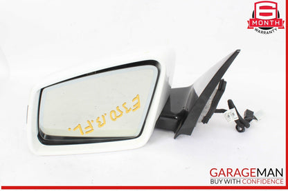 10-13 Mercedes W212 E350 Front Left Driver Side Door Rear View Mirror White OEM