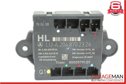 08-14 Mercedes W204 C300 C350 Rear Left Driver Side Door Control Module Unit OEM