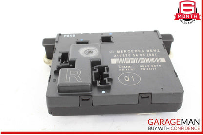 07-09 Mercedes W211 E350 E550 Rear Right Side Door Control Module 2118703485 OEM
