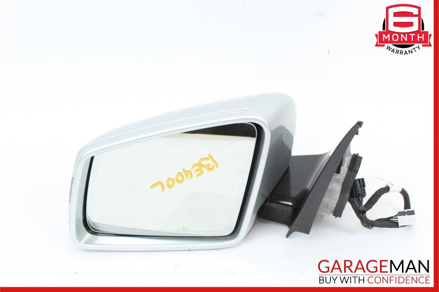 10-13 Mercedes W212 E400 Front Left Side Mirror Door Rear View Iridium Silver