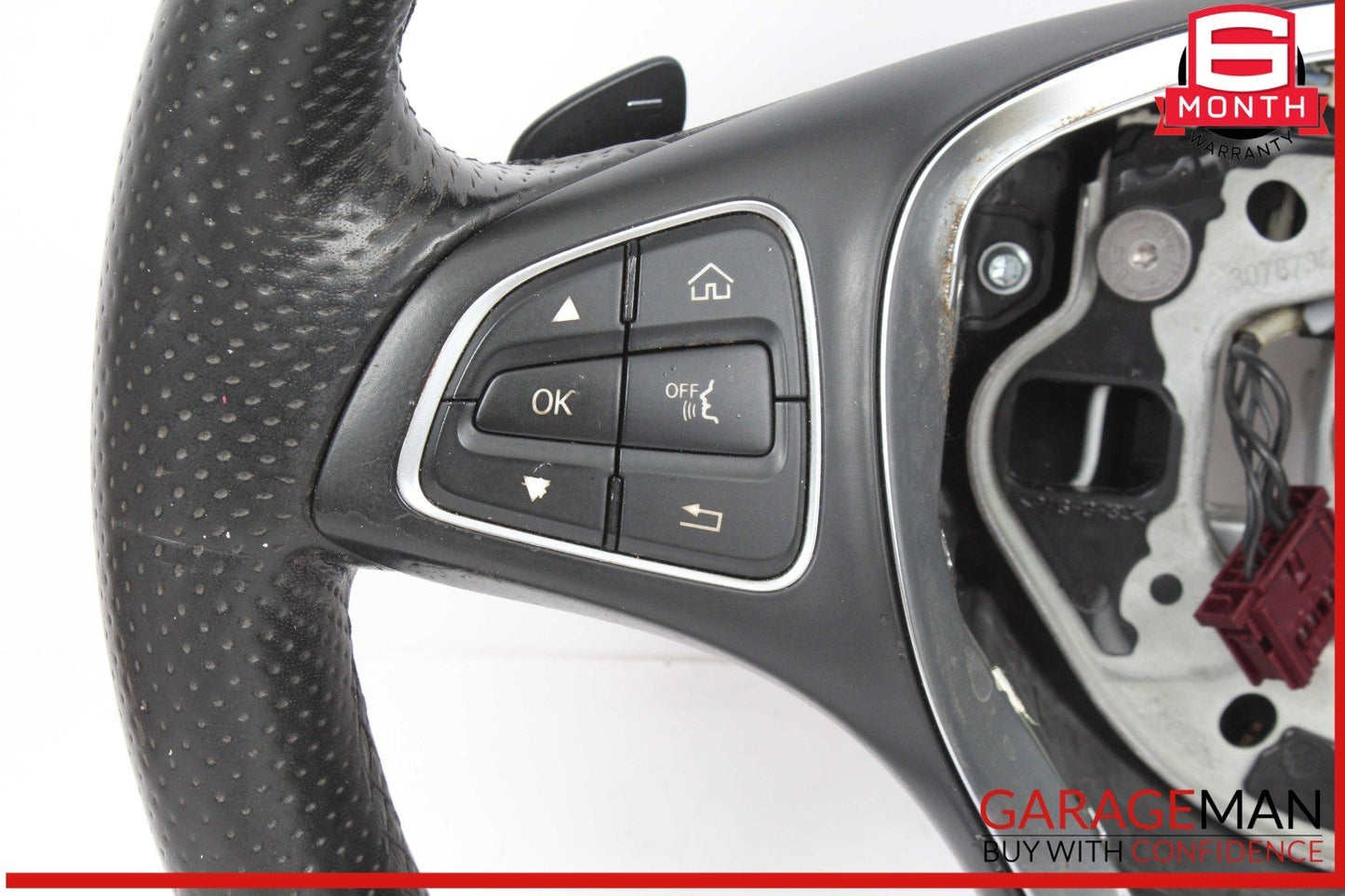 18-20 Mercedes X253 GLC350e Front Left Side Steering Wheel w/ Paddle Shifters