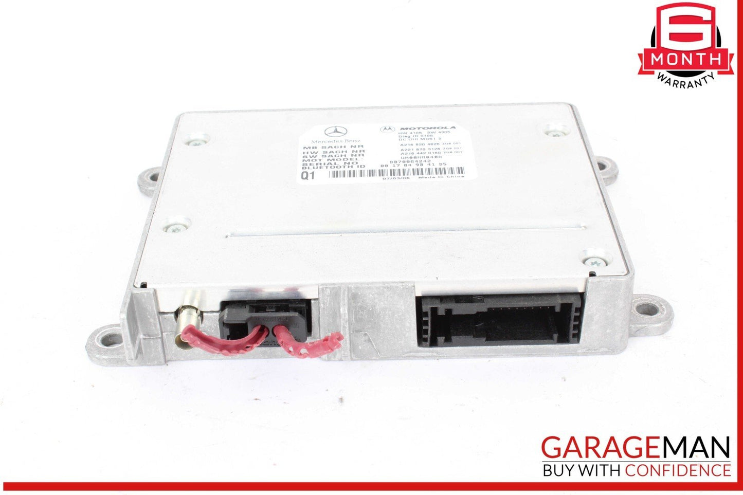 07-13 Mercedes W221 S550 CL550 Bluetooth Communication Controller Module OEM