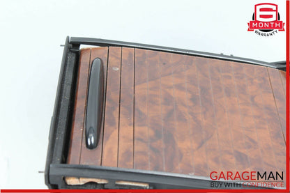 06-11 Mercedes W219 CLS500 Rear Center Console Armrest Cupholder Cup Holder Wood