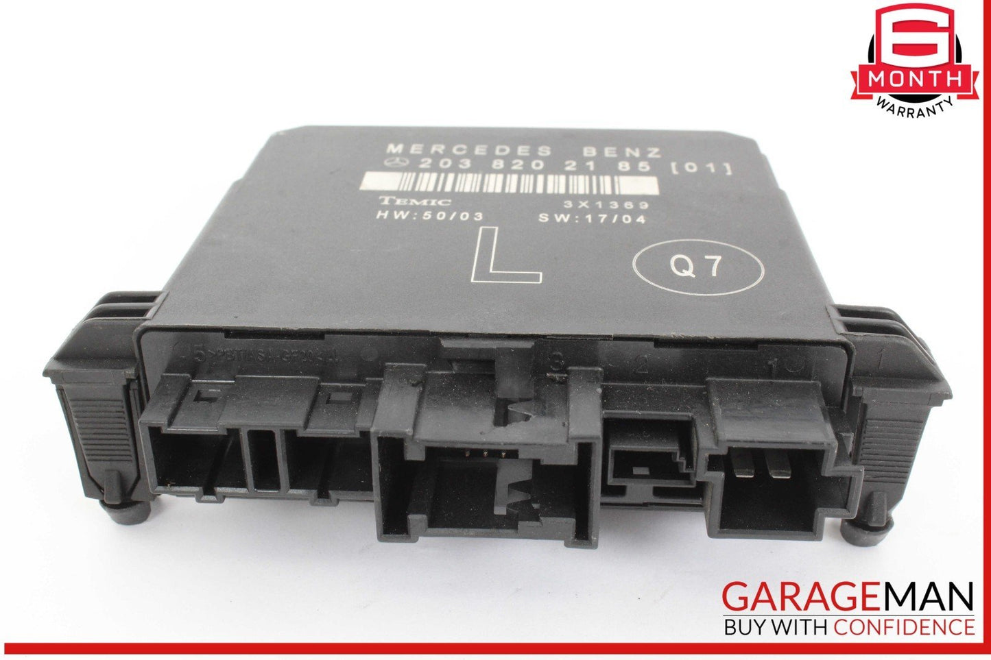 01-07 Mercedes W203 C230 C350 Rear Left Side Door Control Module 2038202185 OEM