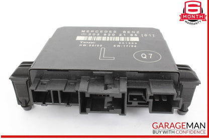 01-07 Mercedes W203 C230 C350 Rear Left Side Door Control Module 2038202185 OEM