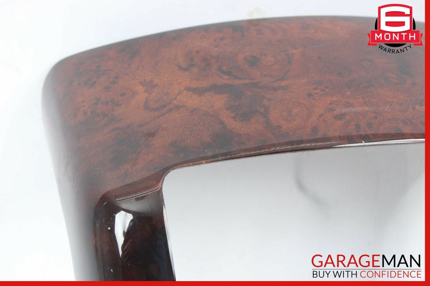 07-13 Mercedes W221 S550 S63 AMG Center Console Rear AC Control Trim Bezel Wood