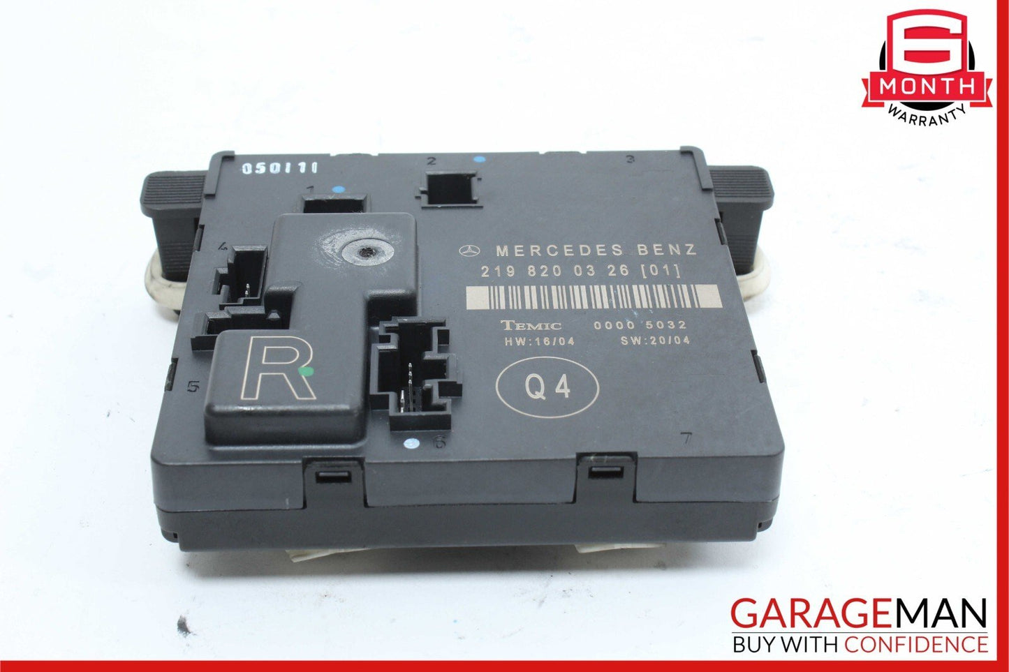 06-11 Mercedes W219 CLS500 Rear Right Side Door Control Module 2198200326 OEM