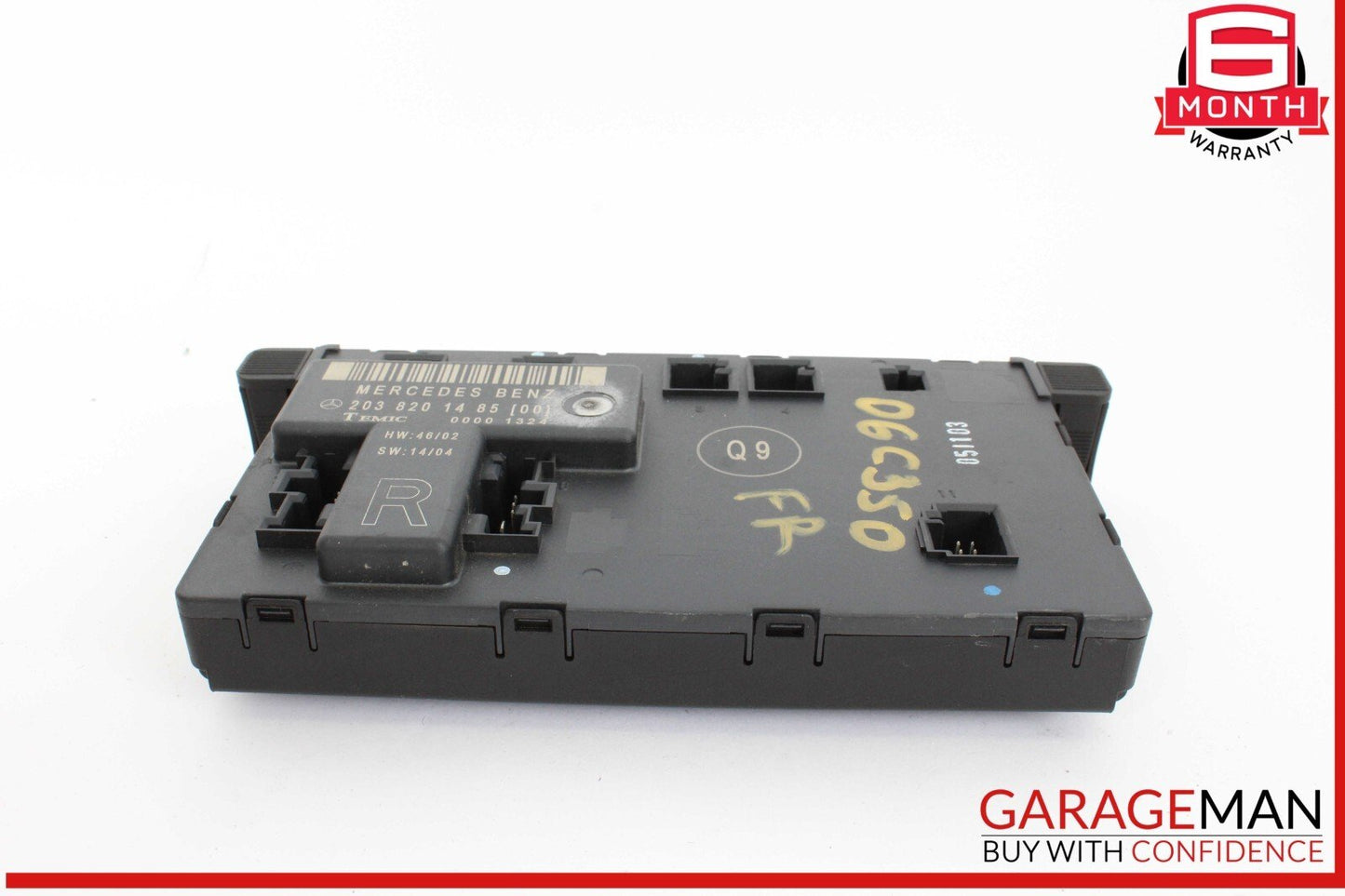 01-07 Mercedes W203 C350 Sport Front Right Side Door Control Module 2038201485