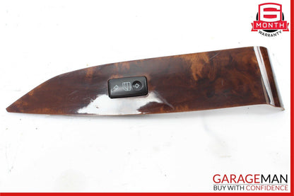 03-06 Mercedes W216 CL55 AMG Front Right Side Door Window Switch Trim Bezel Wood