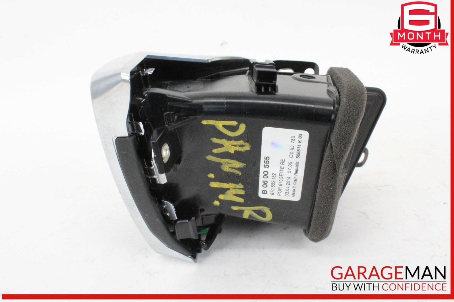 10-16 Porsche Panamera 970 E-Hybrid Front Right Side Dash AC Outer Air Vent OEM