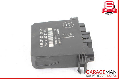 01-07 Mercedes W203 C230 C240 C320 Rear Right Door Control Module 2038202285 OEM