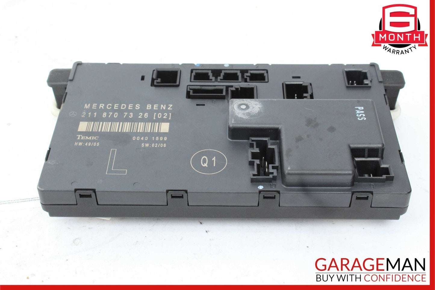 03-09 Mercedes W211 E350 E500 E63 AMG Front Left Side Door Control Module Unit