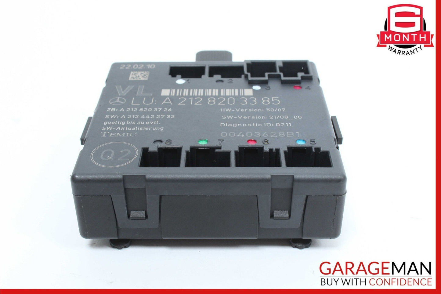 08-18 Mercedes W212 E350 E400 SLK350 Front Left Side Door Control Module OEM