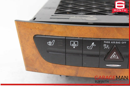 03-09 Mercedes W211 E320 CDI CLS500 Hazard Switch Control Panel 2116800552 OEM
