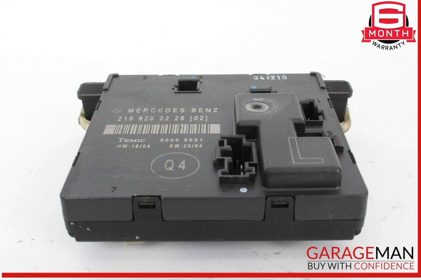 06-11 Mercedes W219 CLS550 Rear Left Side Door Control Module 2198200226 OEM