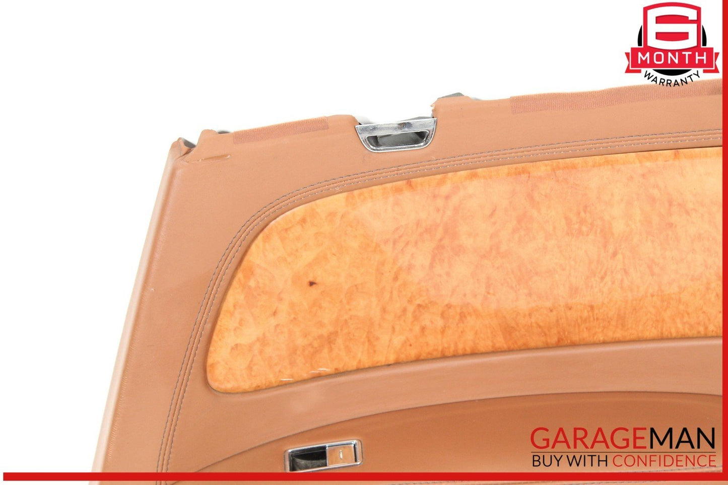 07-11 Bentley Continental GTC Rear Right Side Interior Door Panel Brown OEM