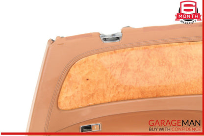 07-11 Bentley Continental GTC Rear Right Side Interior Door Panel Brown OEM