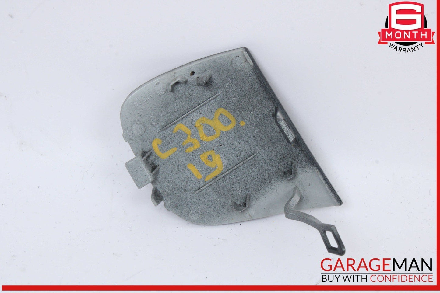 15-20 Mercedes W205 C300 C43 AMG Rear Bumper Tow Hook Cover Gray 2058851624 OEM