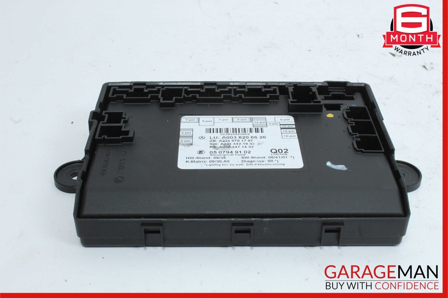 07-09 Mercedes W221 S550 S65 AMG Rear Right / Left Side Door Controller Module