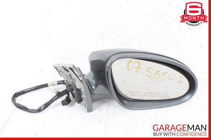 07-09 Mercedes W221 S500 S600 Front Right Side Rear View Door Mirror Flintgray