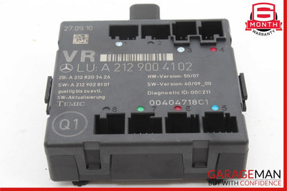 08-14 Mercedes W204 C300 C250 Front Right Side Door Control Module Unit