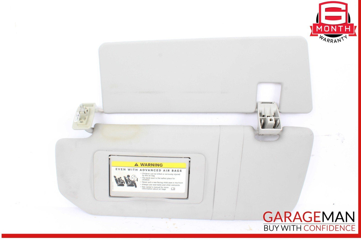 01-07 Mercedes W251 R500 4MATIC Front Left Side Sunvisor Sun Visor Gray OEM