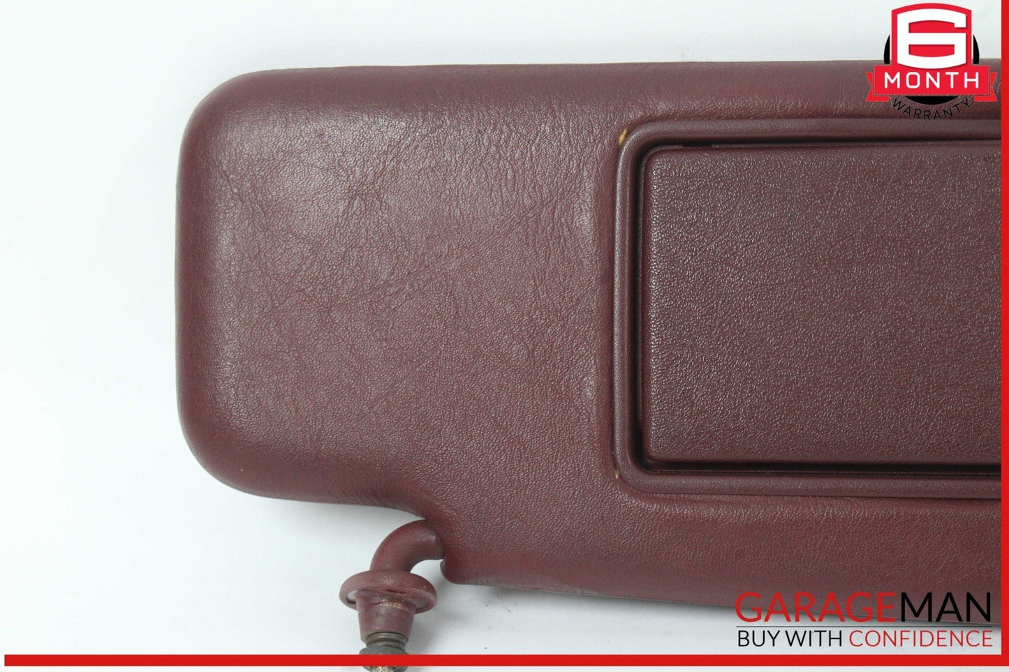 84-93 Mercedes W201 190E 190D Right Passenger Side Sunvisor Burgundy OEM