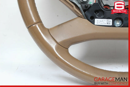 10-13 Mercedes W221 S400 HYBRID 4 Spoke Steering Wheel w/ Paddle Shifters Beige