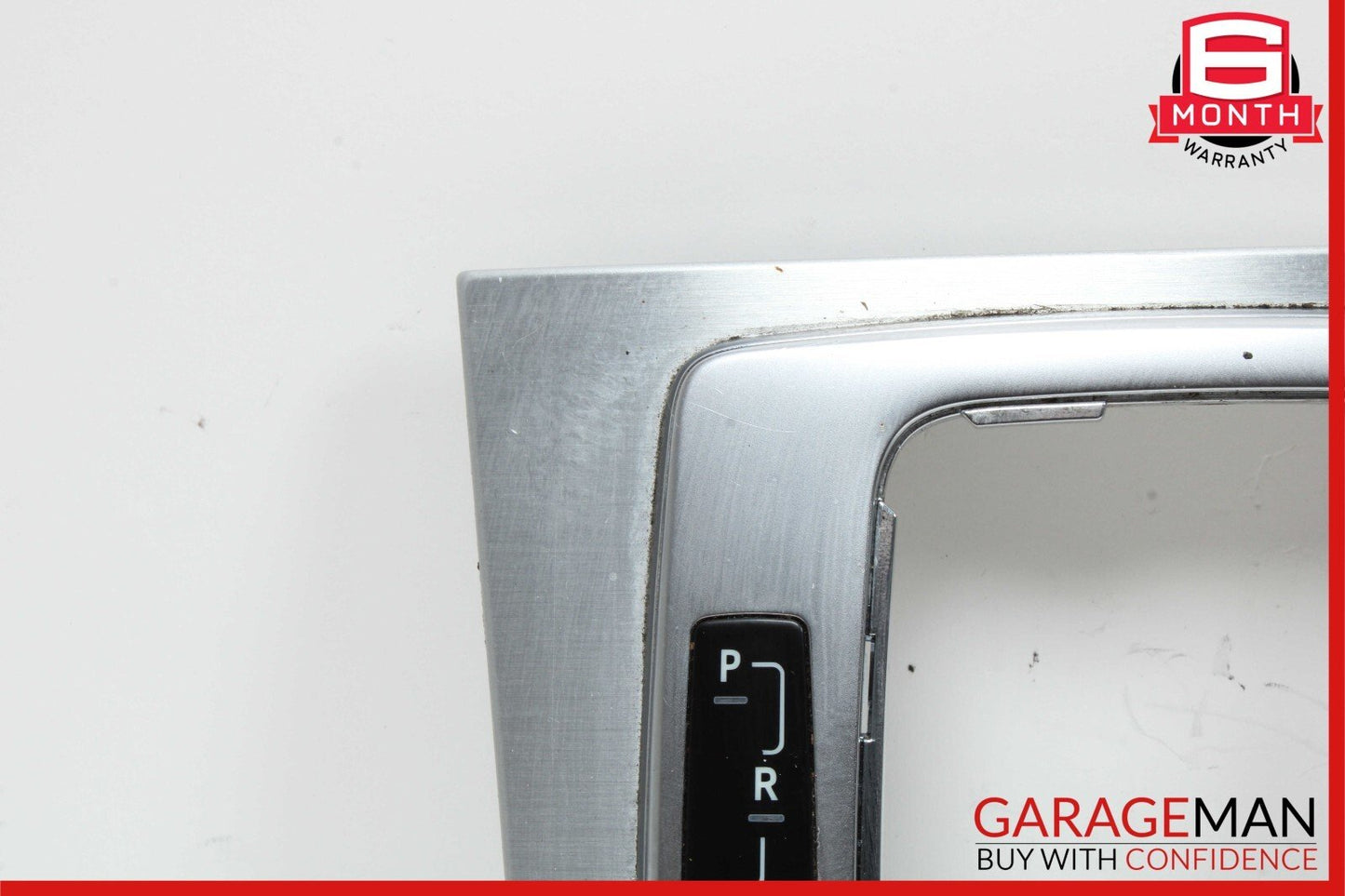 08-14 Mercedes W204 C250 C63 AMG Center Console Shifter Trim Cover Bezel Silver