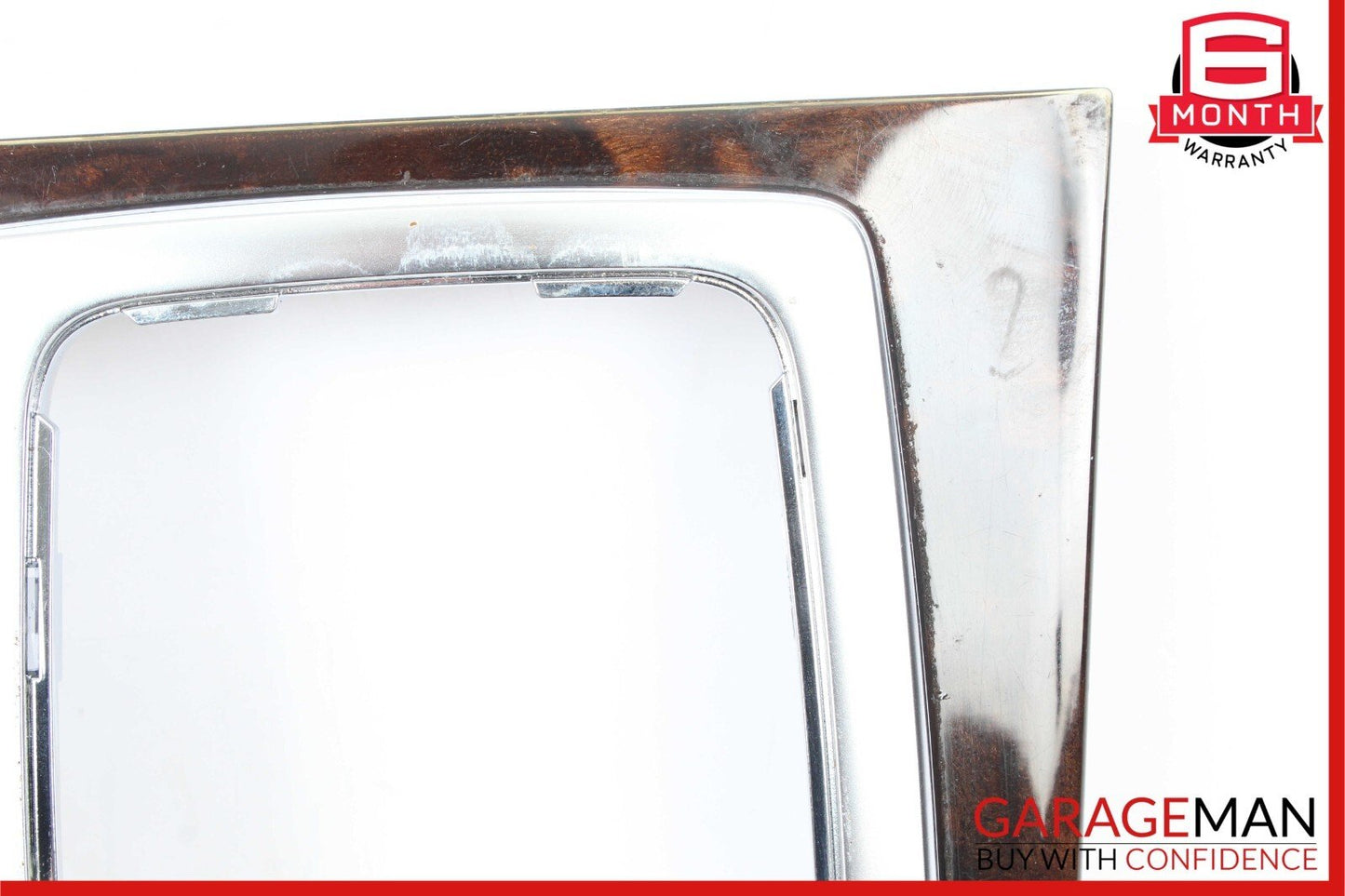 08-14 Mercedes C250 C63 Center Console Shifter Trim Cover Panel Bezel Wood Assy