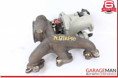 14-20 Maserati Quattroporte Ghibli Left Turbocharger Turbo Charger Manifold OEM