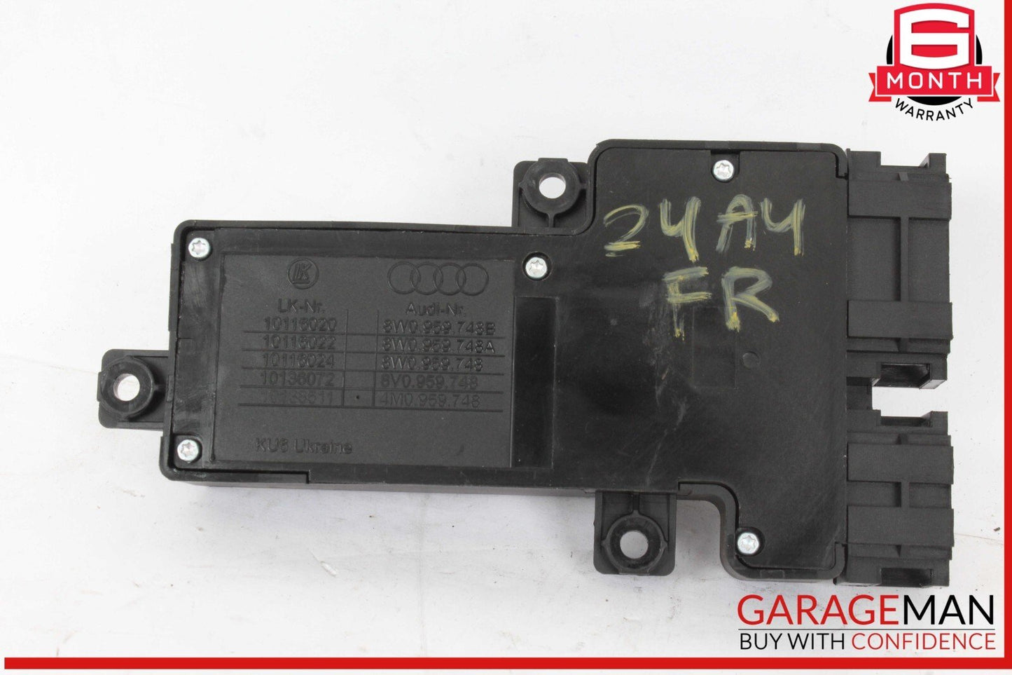17-24 Audi A4 Front Right Passenger Side Seat Adjustment Control Switch OEM
