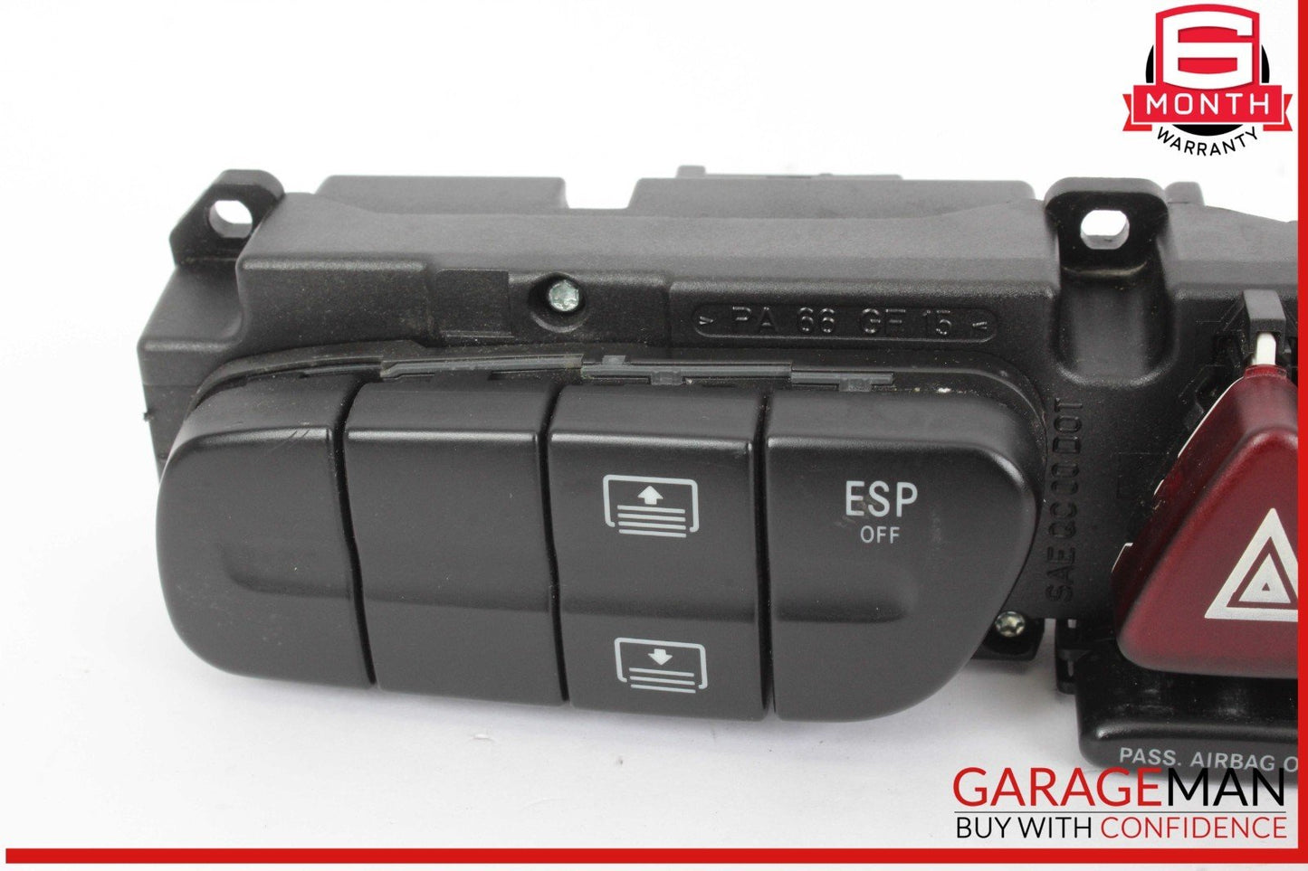 01-04 Mercedes W209 CLK320 C240 Dash Hazard Light Controller Switch Module Unit