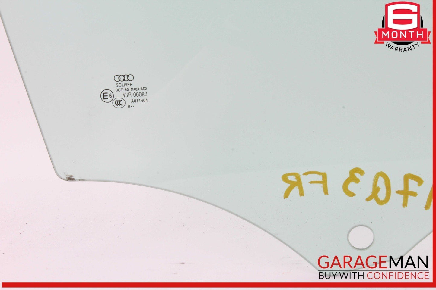 15-18 Audi Q3 Quattro Front Right Passenger Side Door Window Glass OEM