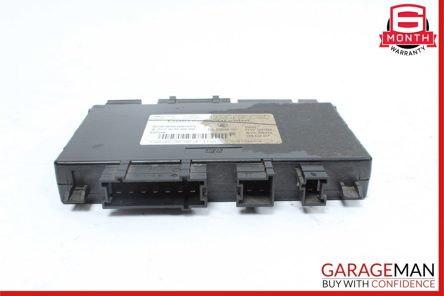 03-13 Mercedes X164 GL450 GL550 E320 Front Left Seat Control Module Unit OEM