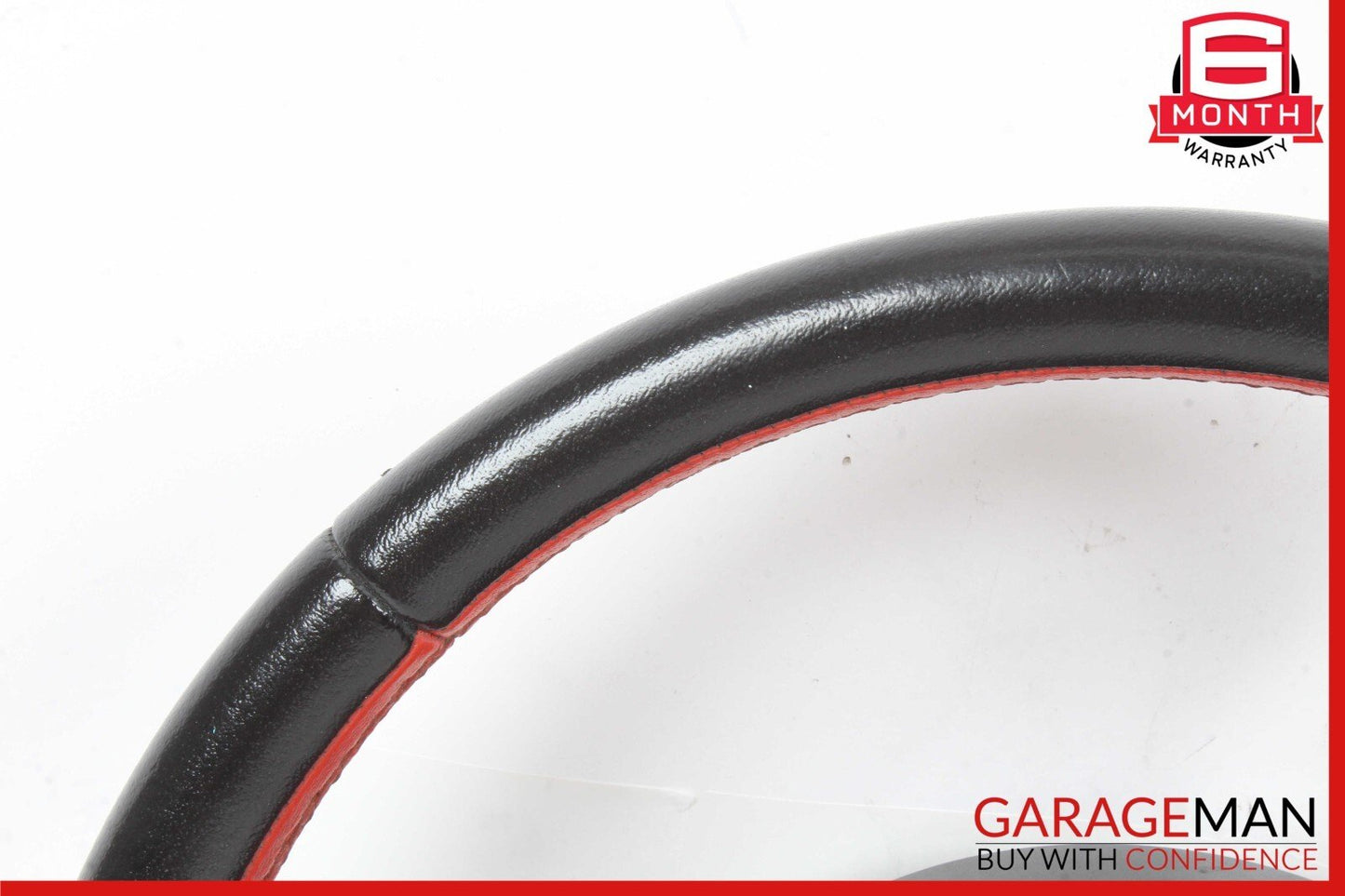 12-17 Fiat 500 Steering Wheel Black & Red Leather P1VN07JXWAE