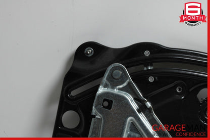 10-16 Mercedes W207 E350 Rear Left Door Window Regulator Frame w/o Motor OEM
