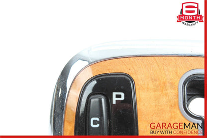 00-06 Mercedes W215 CL600 Automatic Transmission Floor Gear Shifter Wood Bezel