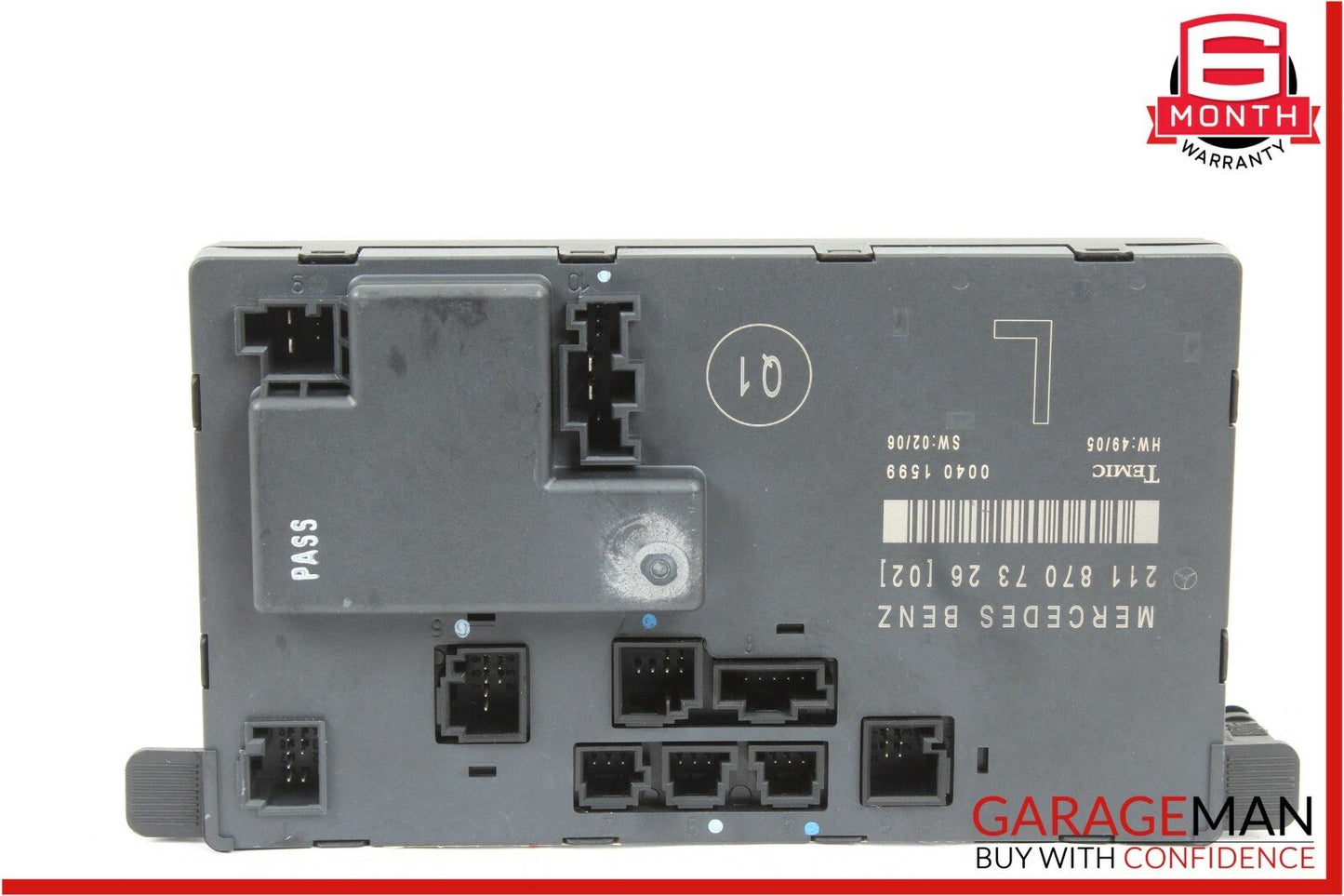 03-09 Mercedes W211 E550 E63 AMG Front Left Driver Side Door Control Module OEM