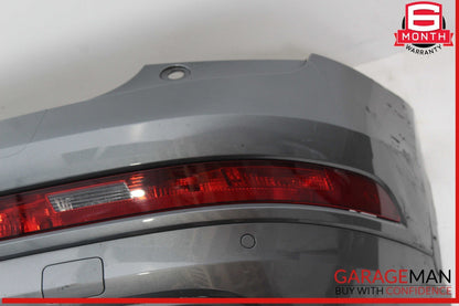 16-18 Audi Q3 Rear Bumper Cover w/ Parking PDC Sensors Silver OEM