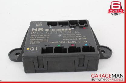 08-18 Mercedes W204 C300 4MATIC Rear Right Side Door Control Module OEM