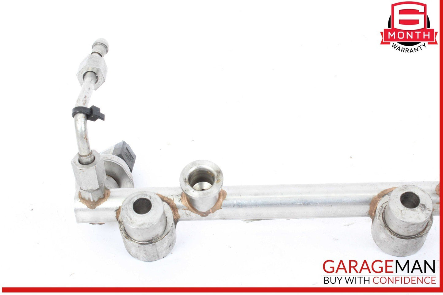 08-10 Porsche Cayenne 957 3.6L V6 Lower Fuel Injector Rail 03H133317B OEM