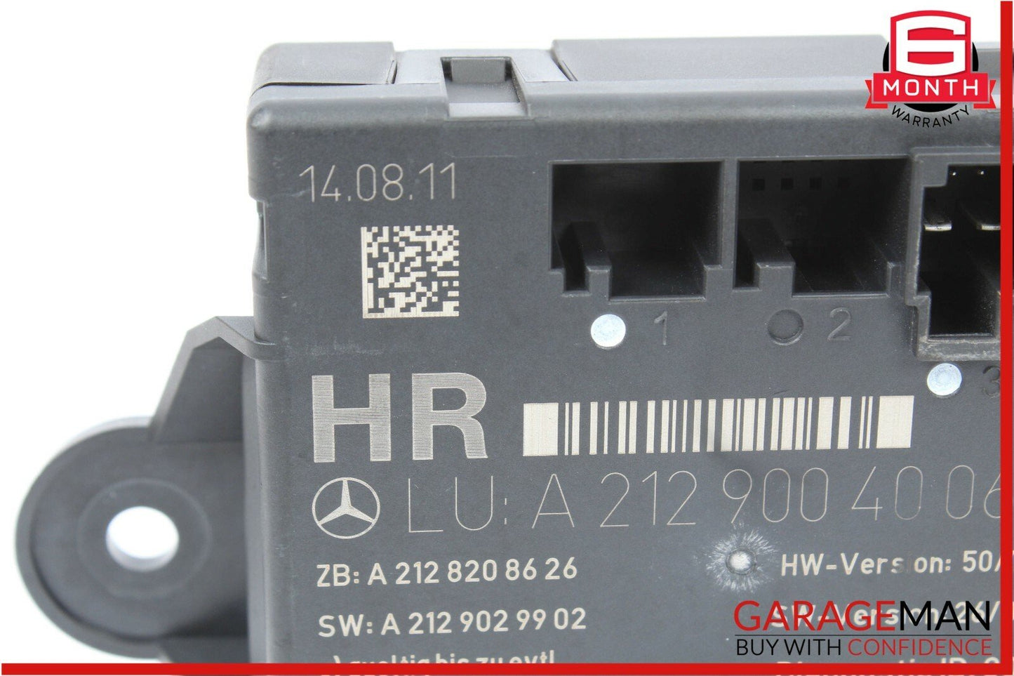 08-14 Mercedes W204 C250 C300 Rear Right Passenger Side Door Controller Module