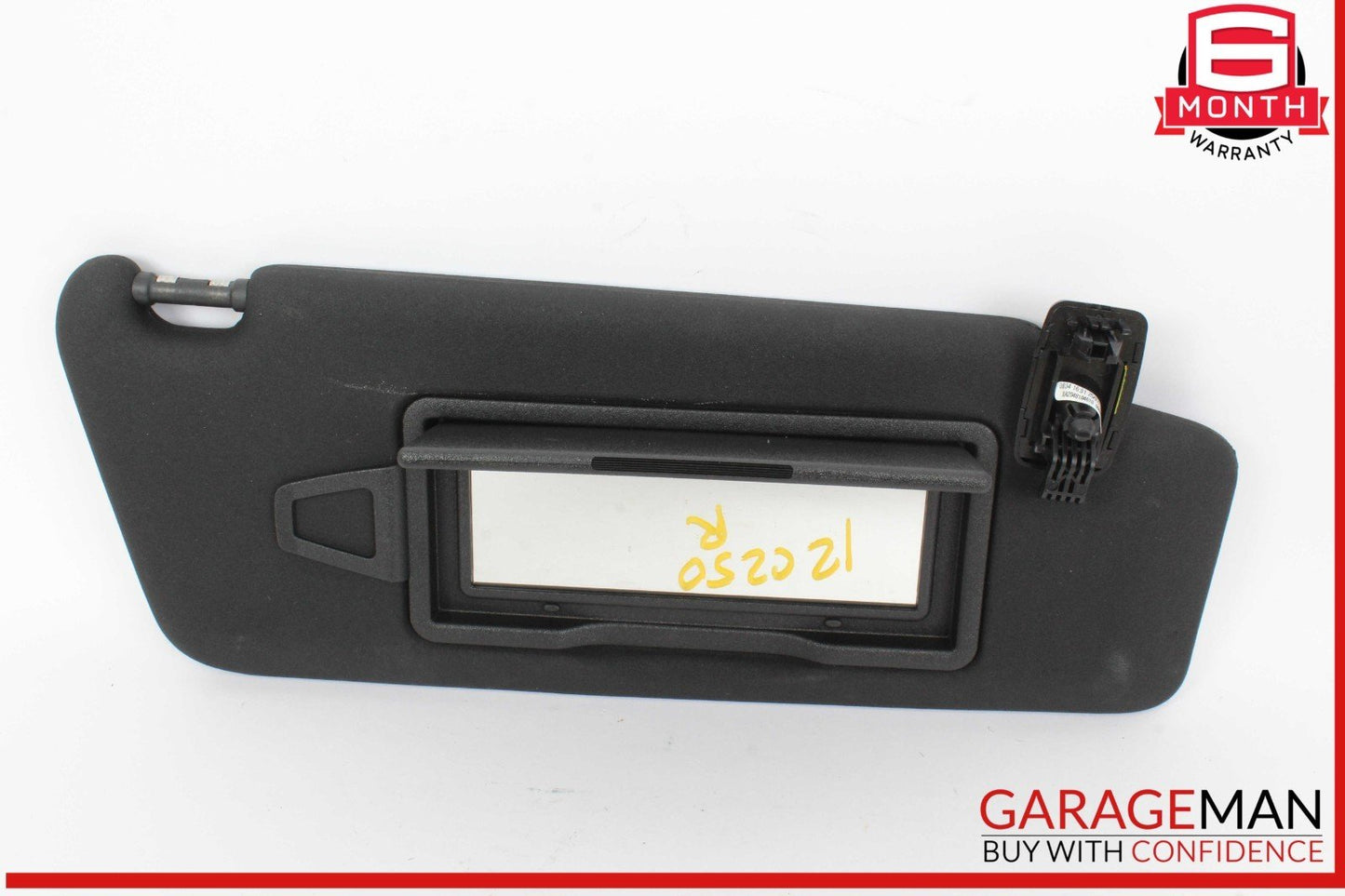 08-14 Mercedes W204 C250 C300 C350 Front Right Side Sunvisor Sun Visor Black OEM